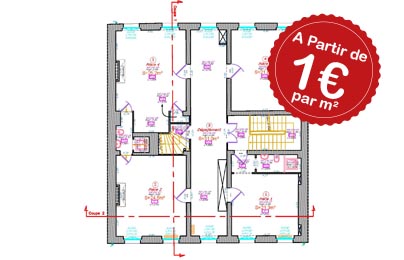 Pour vos projets d'aménagement d'intérieur, de rénovation, nous réalisons vos plans d'intérieur à destination des architectes